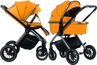 Универсальная коляска Bubago Bloom (2 в 1, спелый имбирь)