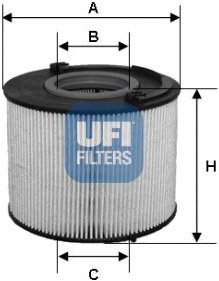 

Топливный фильтр UFI 2601500
