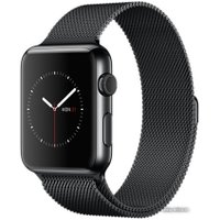 Умные часы Apple Watch 42mm Space Black with Space Black Milanese Loop [MMG22]