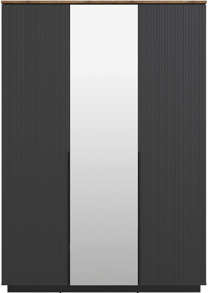 Шкаф распашной Black Red White San Gimignano SZF3D (антрацитовый/дуб нокс)