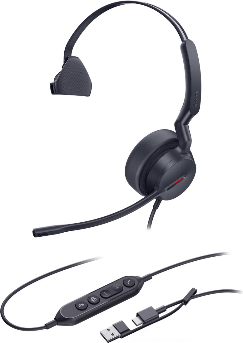 

Офисная гарнитура Yealink UH44 Mono Teams USB-C/A