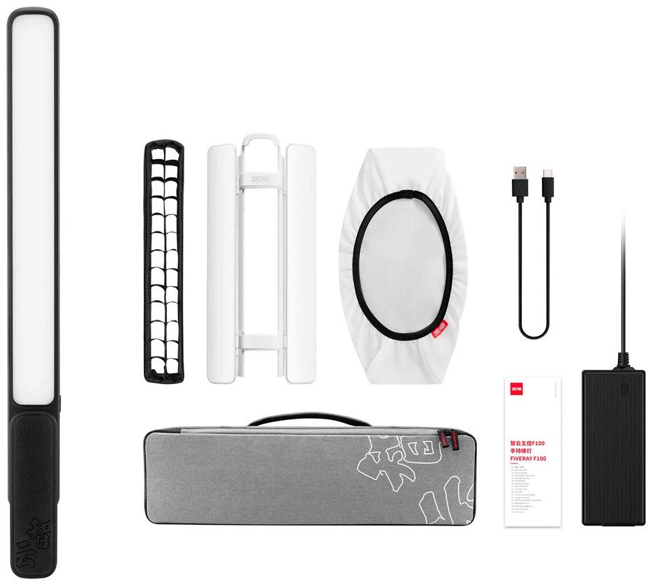 

Лампа Zhiyun Fiveray F100 Combo (черный)