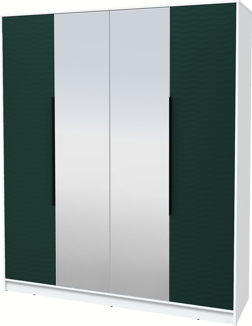 

Шкаф распашной Интерлиния Концепт Зодиак КТ-Ш4з (белый платинум/изумруд)