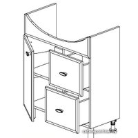  СанитаМебель Тумба под умывальник Лотос 601.700