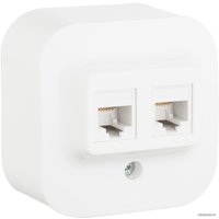 Розетка компьютерная Legrand Quteo 782228 (белый)