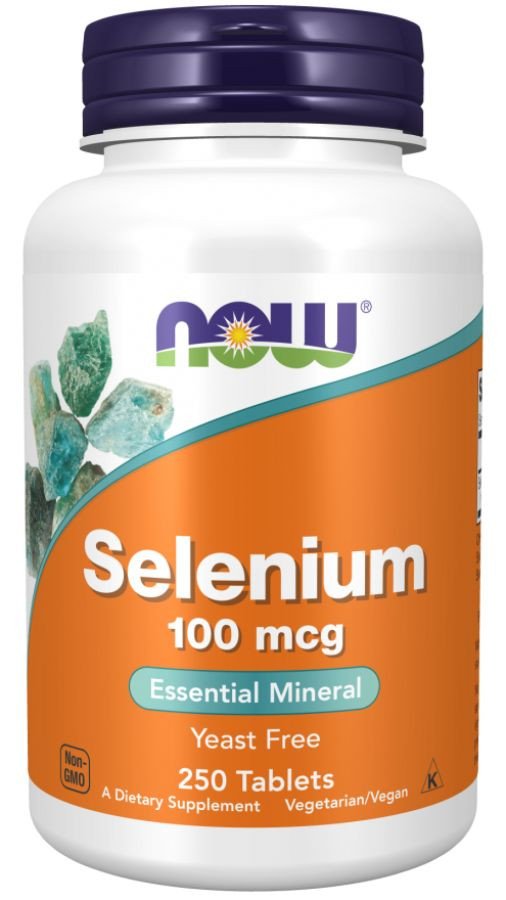Витамины, минералы Now Foods Selenium 100 мкг (250 таблеток)