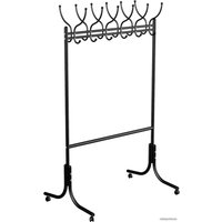 Вешалка для одежды Мебелик Месье М 11 на колесах (черный)