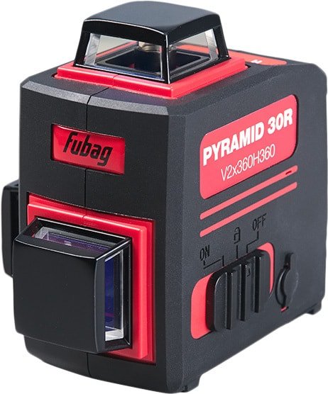 

Лазерный нивелир Fubag Pyramid 30R V2х360H360 31631