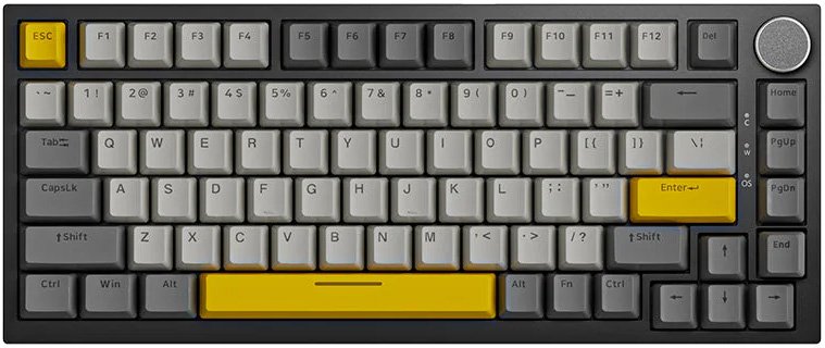 

Клавиатура Ajazz AK820 (серый, Ajazz Moon)