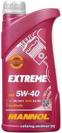 Моторное масло Mannol EXTREME 5W-40 1л