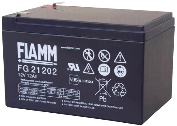 

Аккумулятор для ИБП FIAMM FG21202 (12В/12 А·ч)