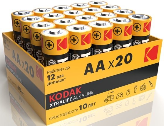 

Батарейка Kodak LR06-20 bulk Xtralife Alkaline AA 20 шт