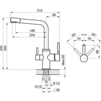 Смеситель Granula GR-3015 (песок)