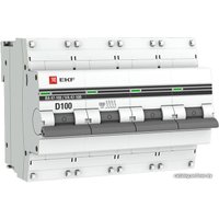 Выключатель автоматический EKF PROxima 4P 100А (D) 10kA ВА 47-100 mcb47100-4-100D-pro