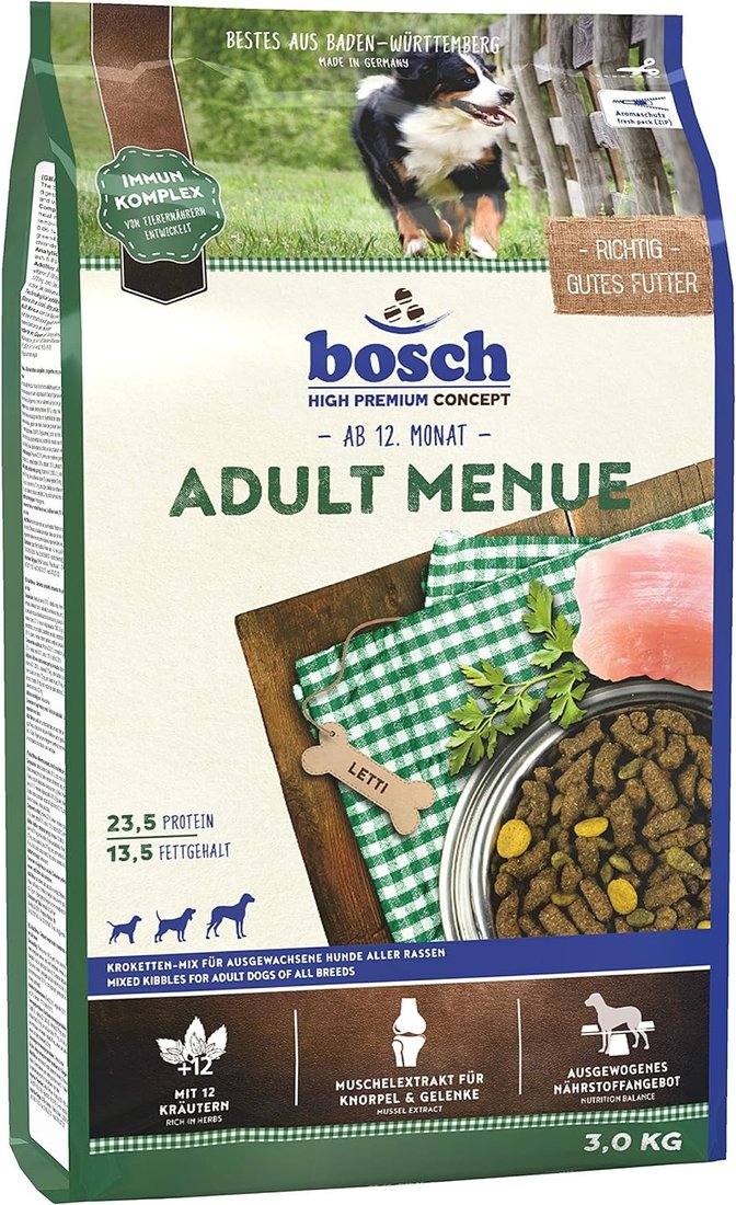 

Сухой корм для собак Bosch Adult Menue 3 кг