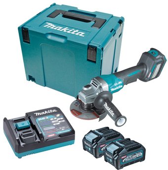 Угловая шлифмашина Makita GA029GM201 (с 2-мя АКБ, кейс)