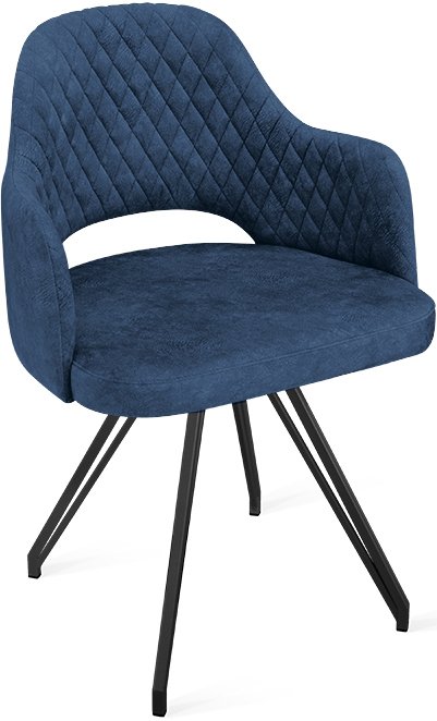 

Стул Трия Калипсо К4 (черный муар/микровелюр Wellmart Blue)