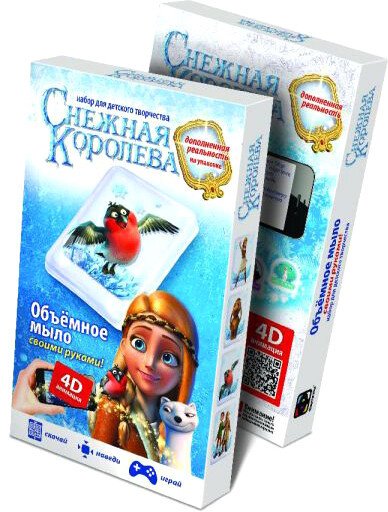 

Набор для изготовления мыла Фантазер Снежная королева Акварельное мыло Снегирь 403103