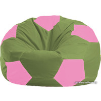 Кресло-мешок Flagman Мяч Стандарт М1.1-226 (оливковый/розовый)