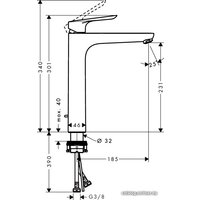 Смеситель Hansgrohe Logis E 71162000