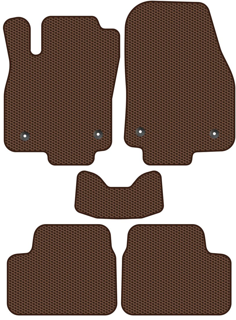 

Комплект ковриков для авто Alicosta Opel Astra III (купе / H) 2005 - 2014 (коричневый, сота)