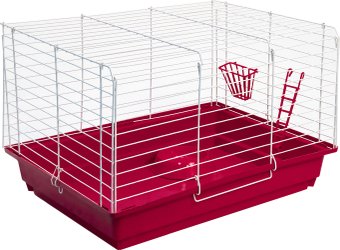 Клетка Eco Роджер №2 4173 (рубиновый/белый)