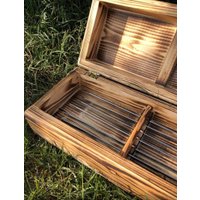 Шампурница Florbox С шампурами 6 шт 65x15x12 см (обжиг)