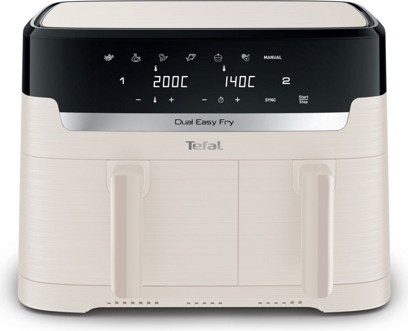 Аэрогриль (аэрофритюрница) Tefal Dual Easy Fry & Grill EY901AE0