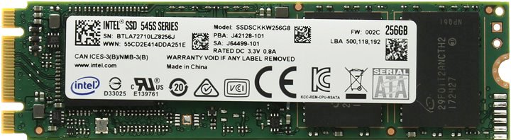 

SSD Intel 545s 256GB SSDSCKKW256G8X1