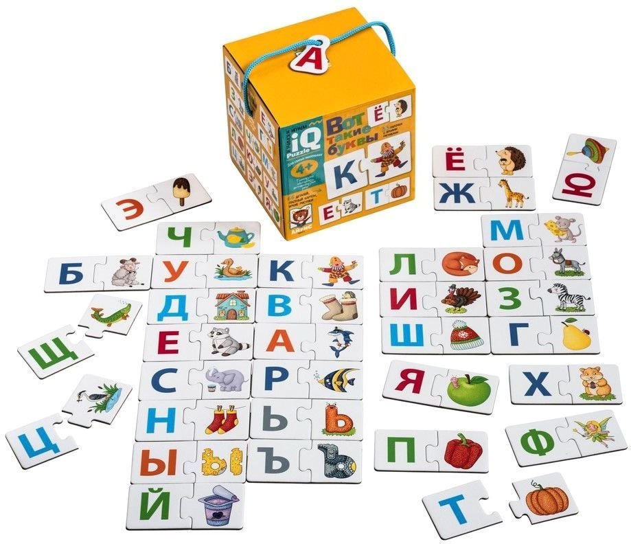 

Мозаика/пазл Айрис-Пресс Для самых маленьких 4+. Вот такие буквы 9785811275021