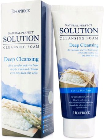  Deoproce Пенка для умывания Deoproce Natural Perfect Solution Cleansing Foam Deep Cleansing 170 мл