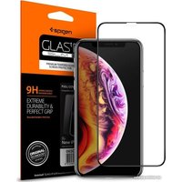 Защитное стекло Spigen Glas FC для iPhone 11 Pro/XS/X 063GL25234