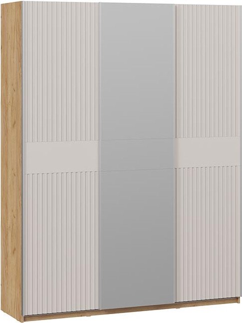 

Шкаф-купе Трия Оскар Хилтон Т2 1800 271102 (ручка серебро/дуб крафт золотой/кашемир сатин)