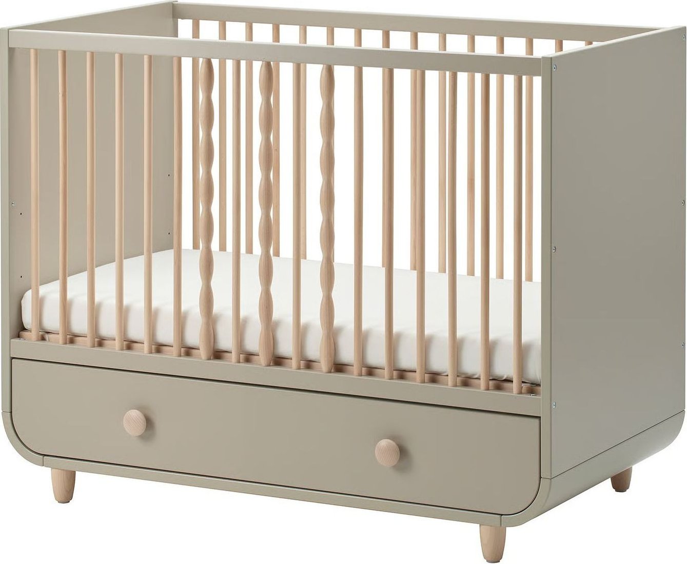 Классическая детская кроватка Ikea Myllra 40597045