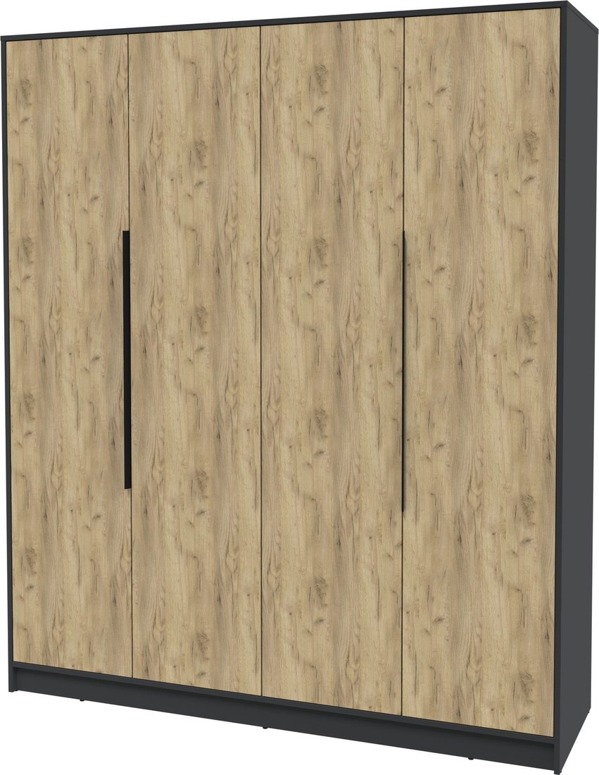 

Шкаф распашной Интерлиния Концепт КТ-Ш4 (дуб золотой/антрацит)