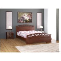 Кровать Bravo Мебель Грация-1 200x90 (орех) в Могилеве