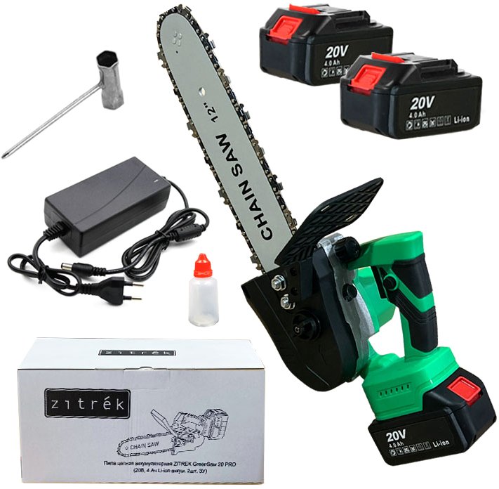 

Аккумуляторная пила Zitrek GreenSaw 20 Pro 082-1852 (с 2-мя АКБ)
