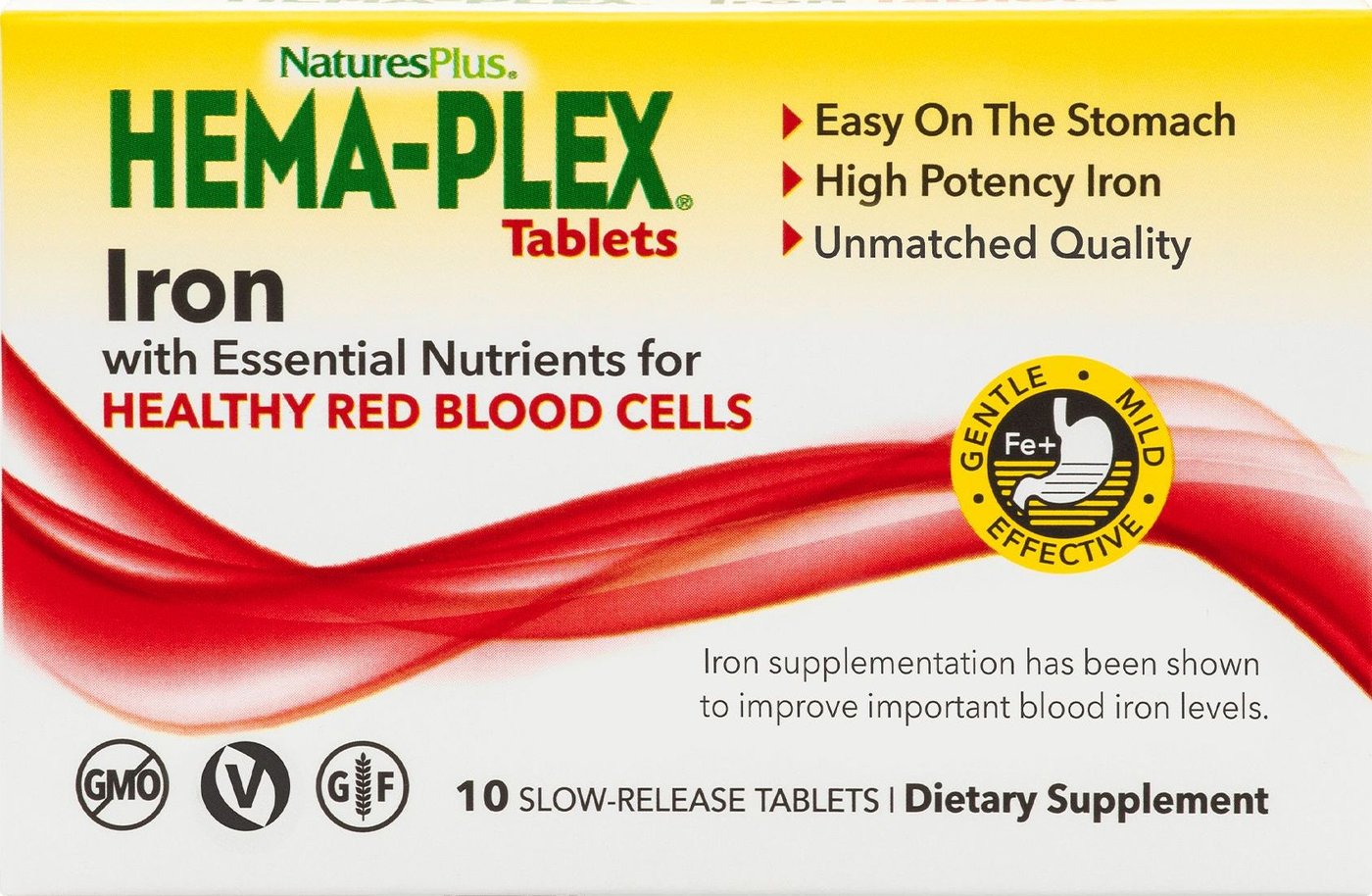 БАД NaturesPlus Hema-Plex (10 таблеток)