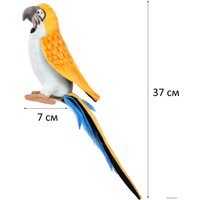 Классическая игрушка Hansa Сreation Попугай голубой 3325 (37 см)