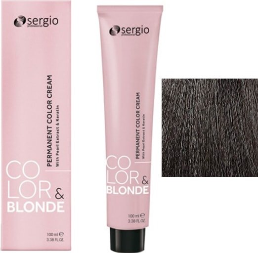 

Крем-краска для волос Sergio Professional Color&Blonde 7.32 средне-русый песочный