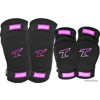 Комплект защиты Tempish Bing (черный/розовый, S)