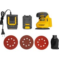 Эксцентриковая шлифмашина Denzel CROSH-20-125 (с 1-им АКБ)