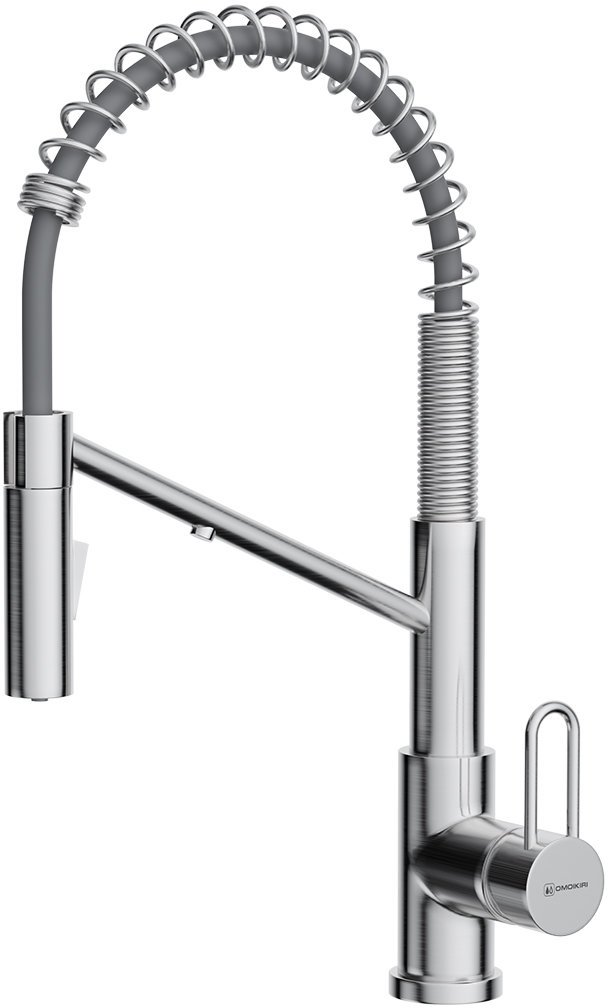 

Смеситель Omoikiri Mikawa 2 Plus-SB-BN 4994452 (нержавеющая сталь)