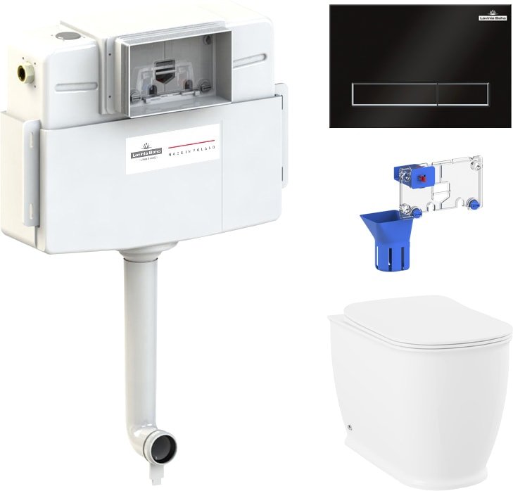 

Унитаз приставной Lavinia Boho Relfix Bell Pro 5 в 1 87060208 (черный пластик)