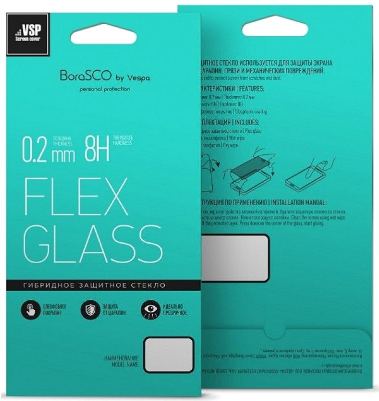 

Защитное стекло BoraSCO Flex Glass VSP для Xiaomi Mi Pad 4