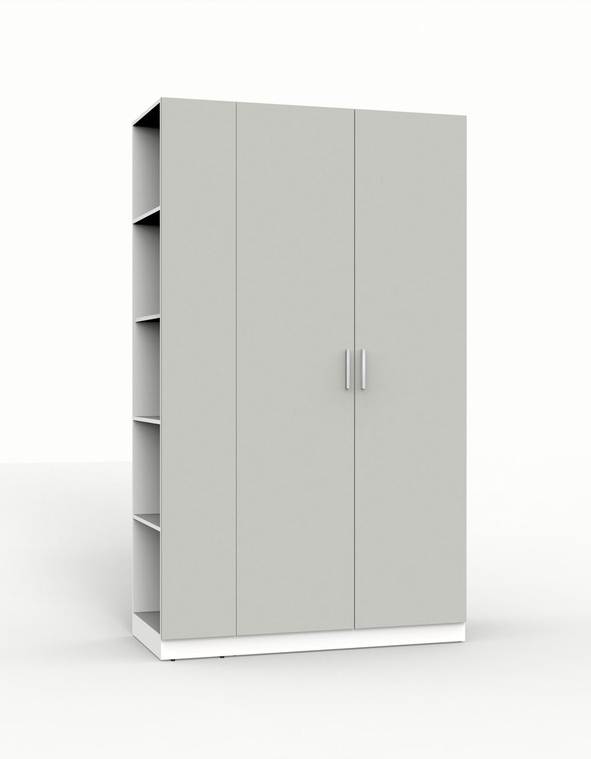 

Шкаф распашной Интермебель Марсель-11 МР 01-11 (шиншилла серая)