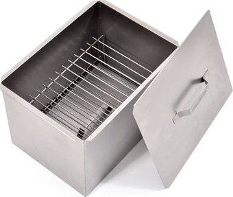 Коптильня Chugun Invest Коптильня двухъярусная 380х280х270 мм нерж. 0.8 мм