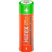 Аккумулятор Mirex AA 2500mAh 2 шт HR6-25-E2