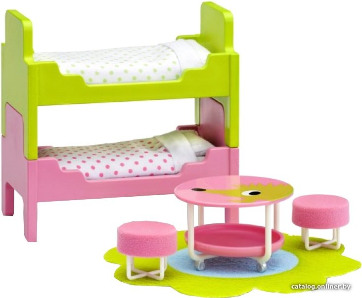 Аксессуары для кукольного домика Lundby Детская с 2 кроватями 60209700