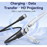 Удлинитель Vention TRFWF USB 3.2 Gen2 Type-C - USB 3.2 Gen2 Type-C (1 м, белый)